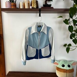 Big Bud Press Blue and White Work Jacket